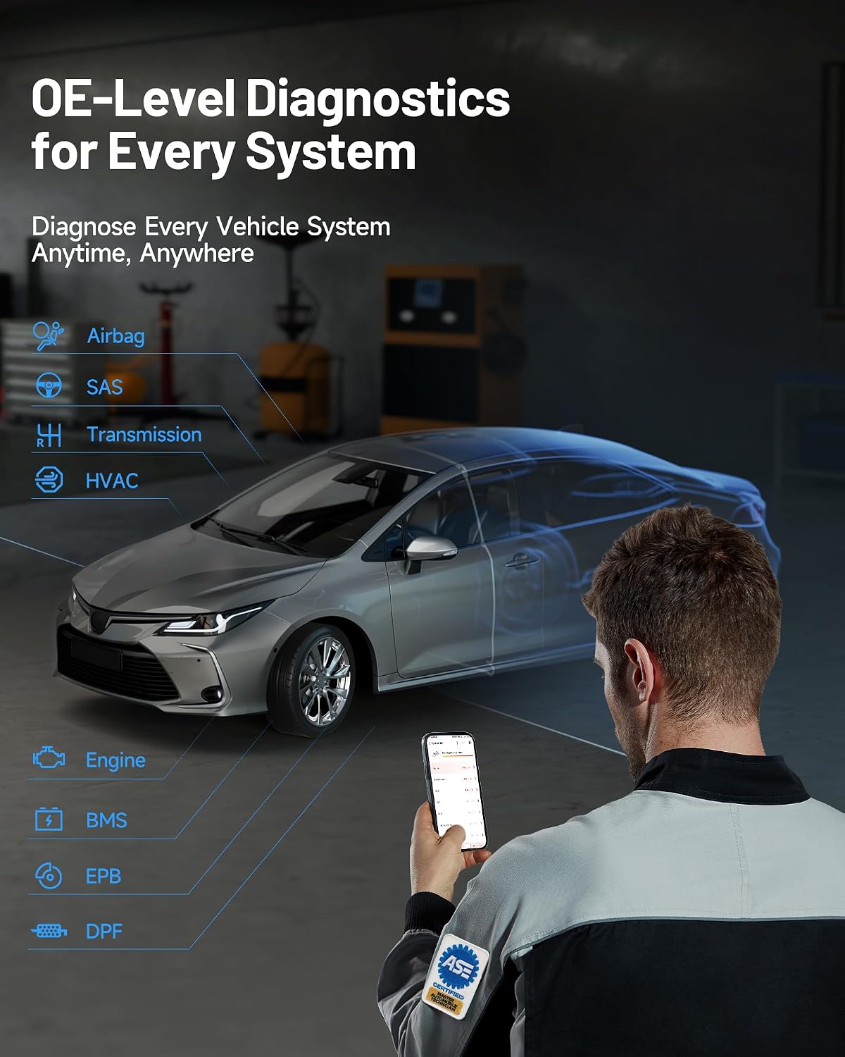 Detalle de TOPDON TopScan Master OBD2 scanner with 30 services