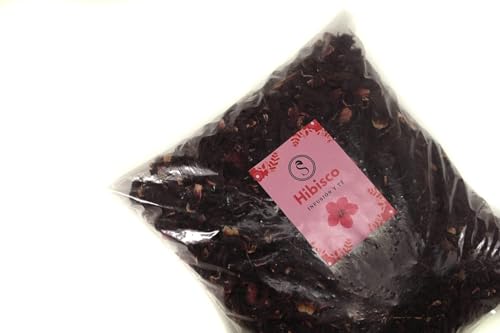 Detalle de Flor de Jamaica (Hibisco) Premium 1 kg – Infusiones Detox y Té Adelgazante natural