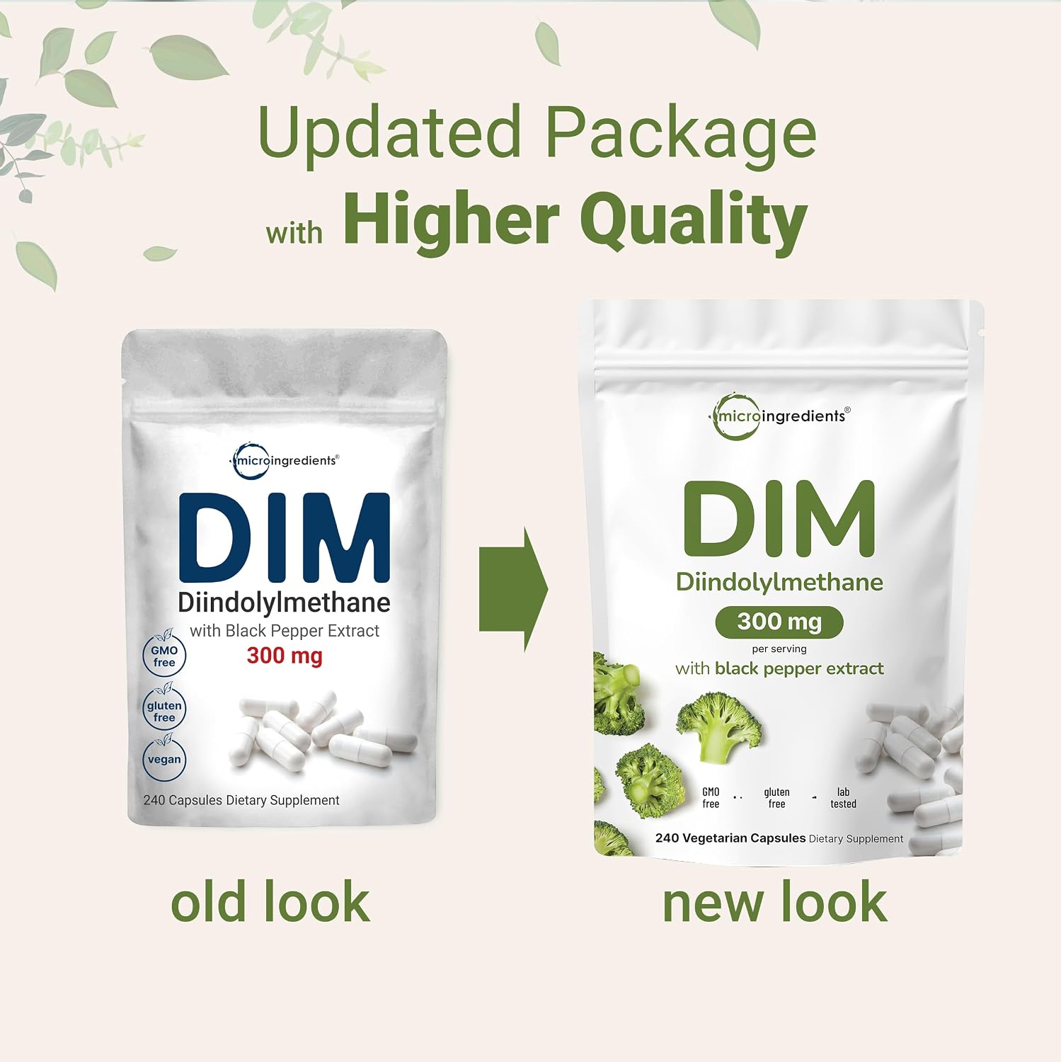 Detalle de Micro Ingredients DIM Supplement 300 mg