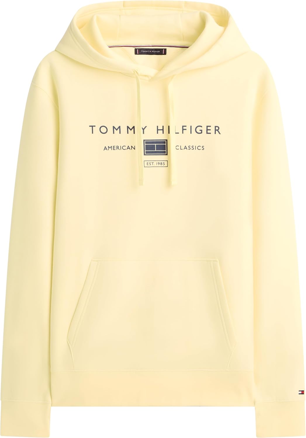 Detalle de Tommy Hilfiger Brand Love TR Mono Stack Hoody con cappuccio da uomo