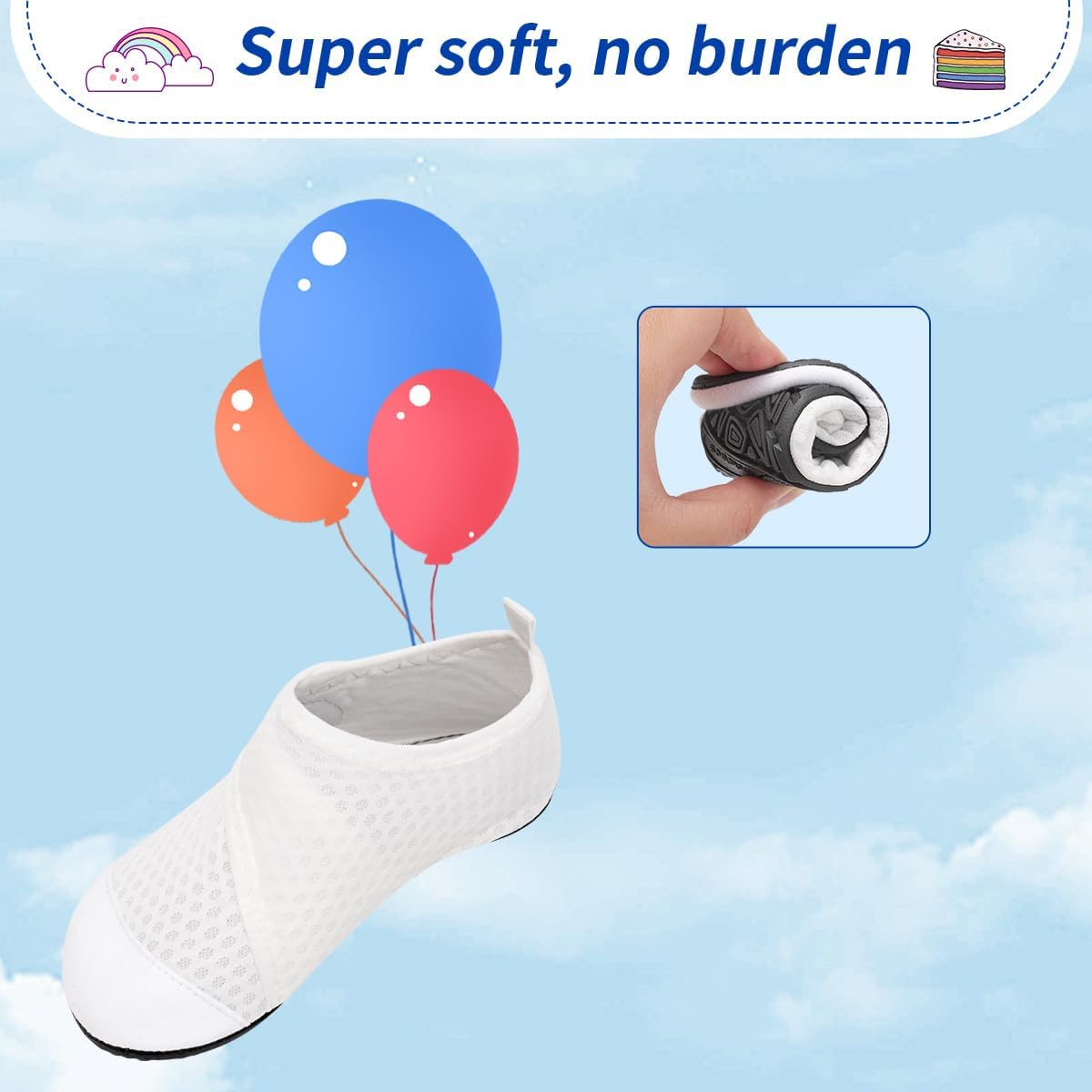 Thumbnail 2 de WateLves Kinder Badeschuhe & Wasserschuhe für Mädchen und Jungen – rutschfeste Schwimmschuhe zum schnellen Trocknen