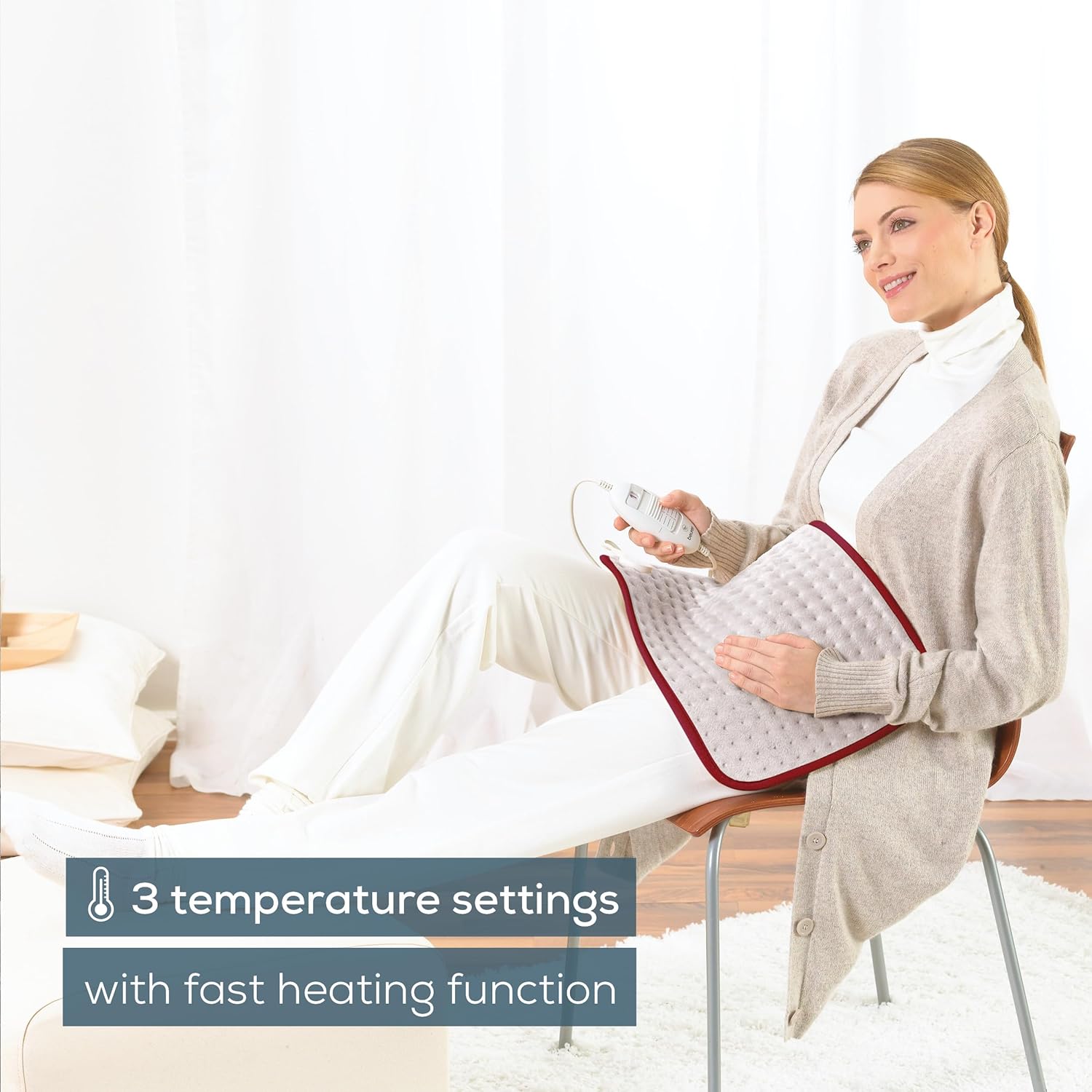 Thumbnail 3 de Beurer HK Comfort Heat Pad: Flexible, gentle warming with 3 heat settings