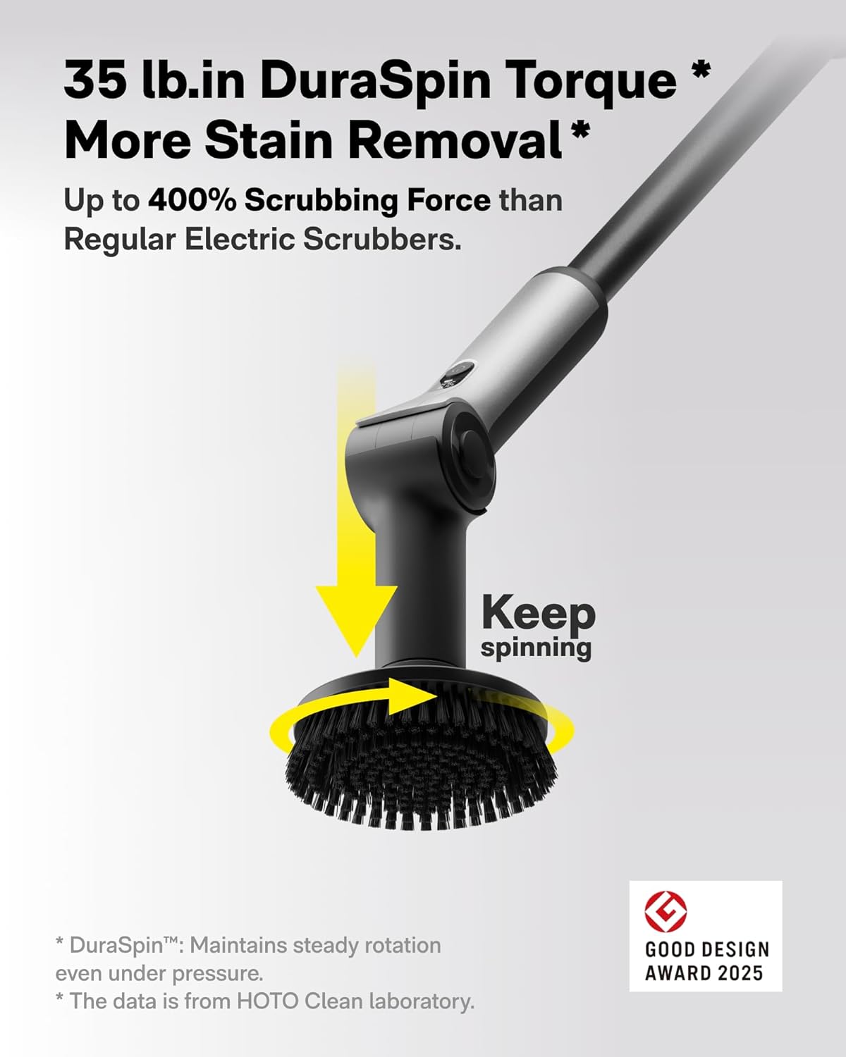 Thumbnail 2 de HOTO Flexi™ Electric Cleaning Brush 36–136cm