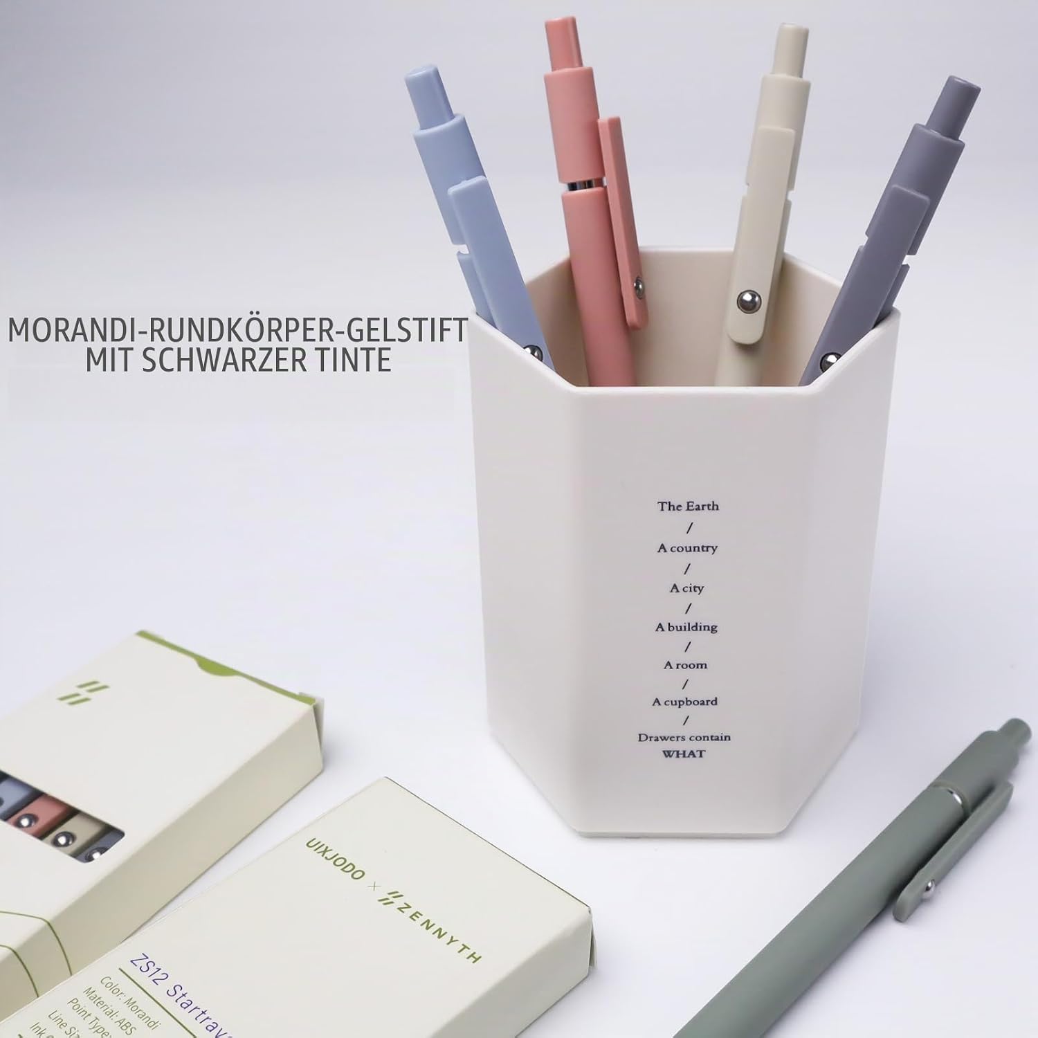 Detalle 2 de UIXJODO Gelstifte 0,5 mm – 5er Set für Notizen ✏