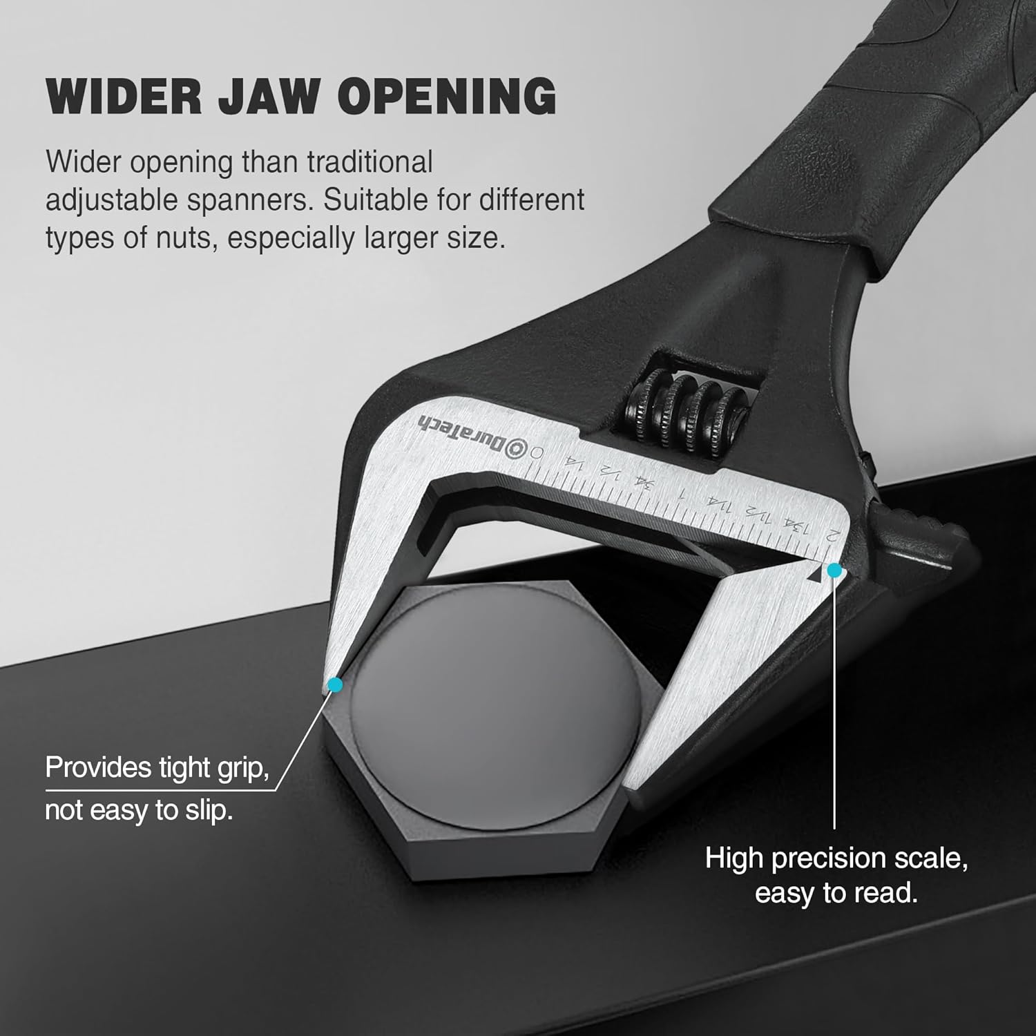 Thumbnail 4 de DURATECH 10-Inch Adjustable Wrench 250mm
