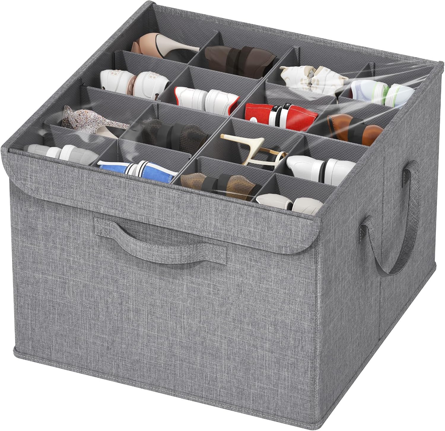 Detalle de Lifewit Scatola Scarpiera 16 paia