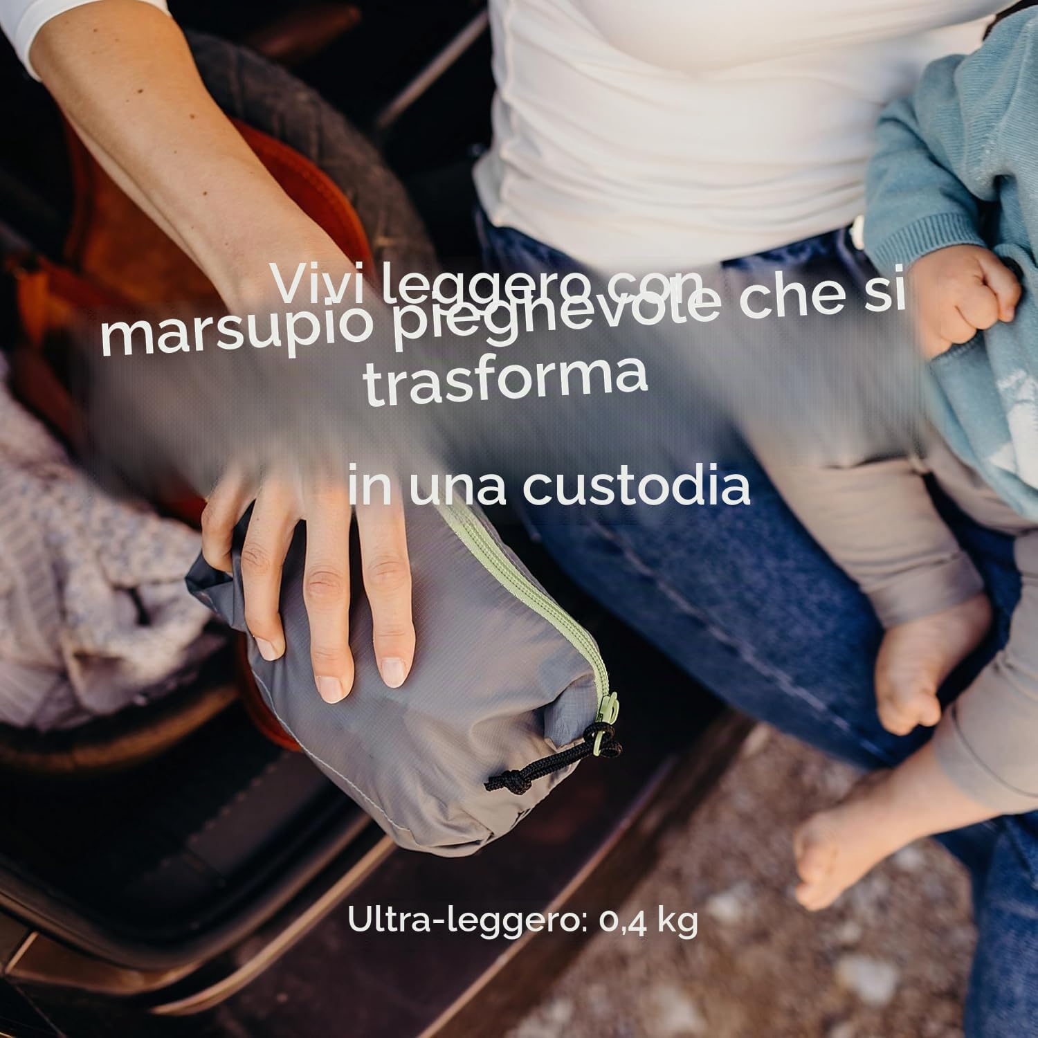 Thumbnail 4 de Boba Air Grey – Marsupio porta bebè ergonomico, ultra leggero per neonati 6,8–20 kg