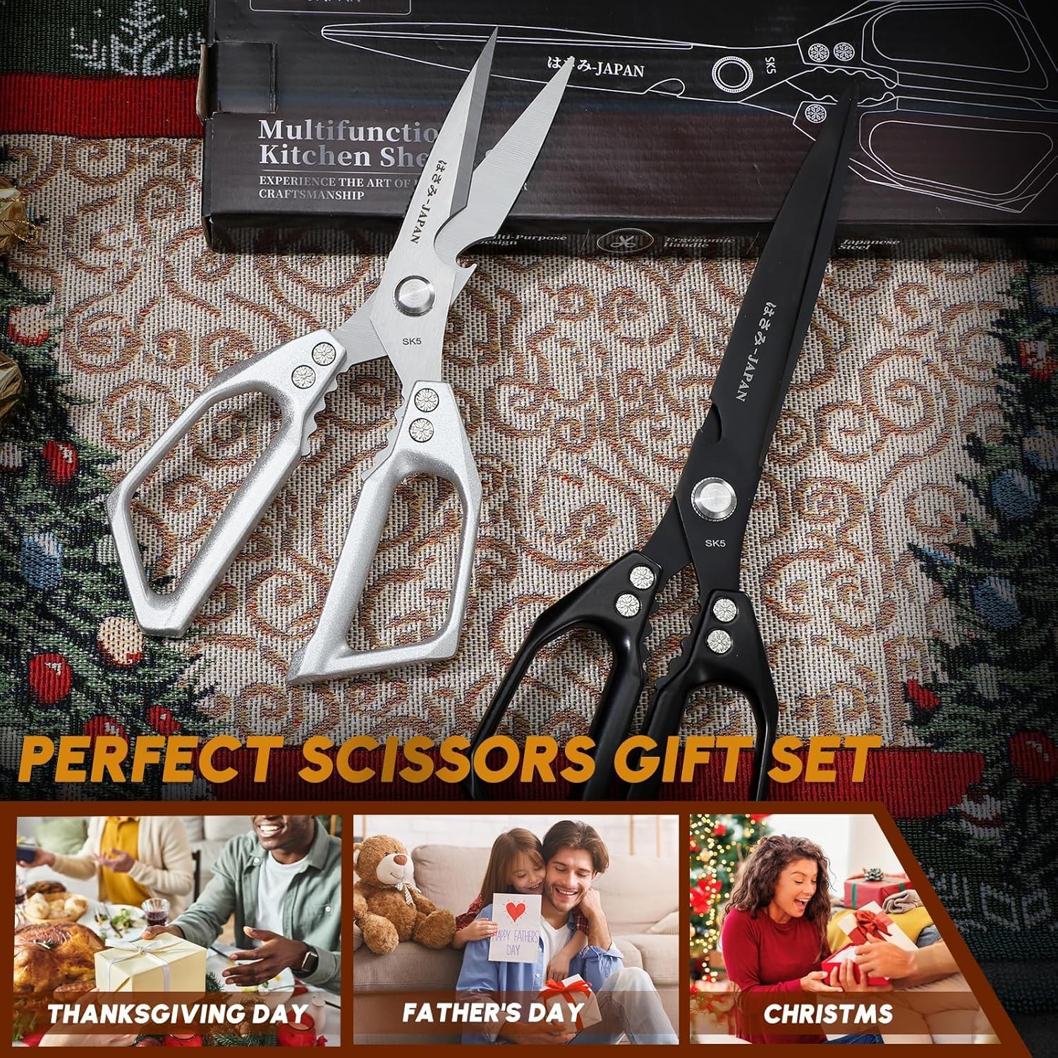 Thumbnail 6 de HUUSK Kitchen Shears Set Stainless Steel 1pc ✂