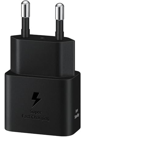 Detalle de Samsung Travel Charger 25W EP-T2510X PD 3.0 con cable Type-C a Type-C (1 m) – versión EU