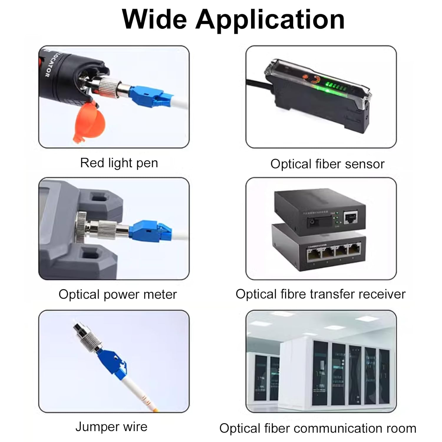 Thumbnail 6 de Maxhood 3-Pack FC to LC Female Single-Mode Adapter (FC/UPC to LC/UPC) for 1310 & 1550nm
