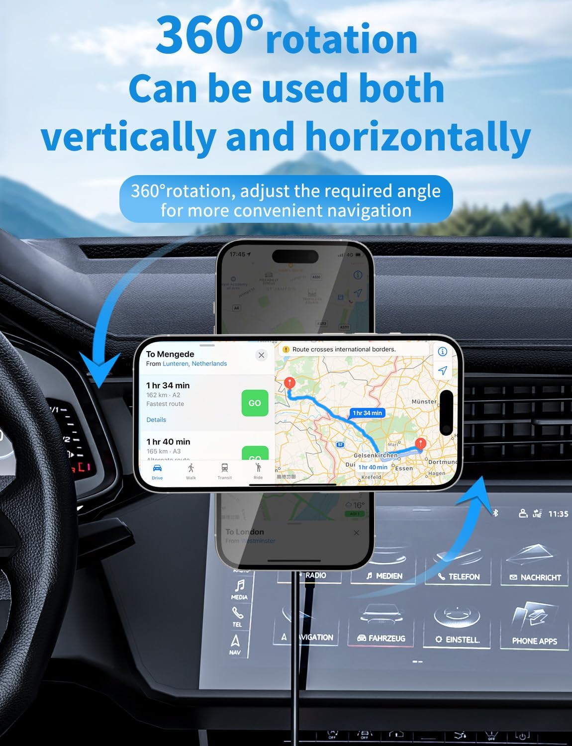 Thumbnail 6 de MagSafe Car Mount Charger 15W fast wireless charger