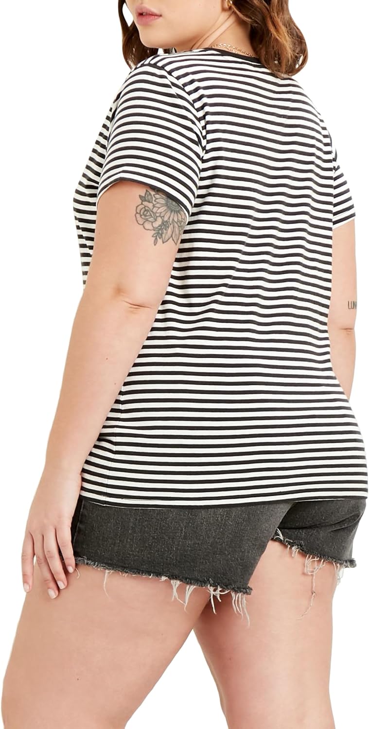 Detalle 2 de Levi's Women's Plus Size Perfect Tee T-Shirt, Logo Print