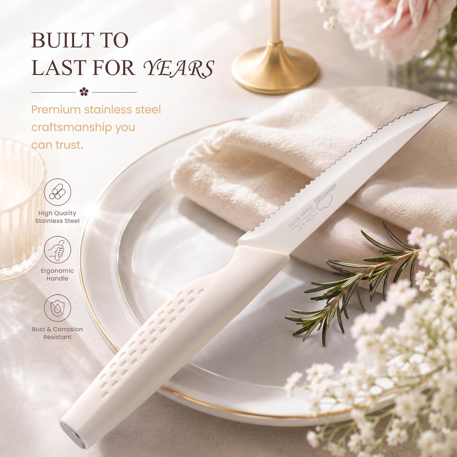 Thumbnail 3 de Amorston Steak Knife Set of 8