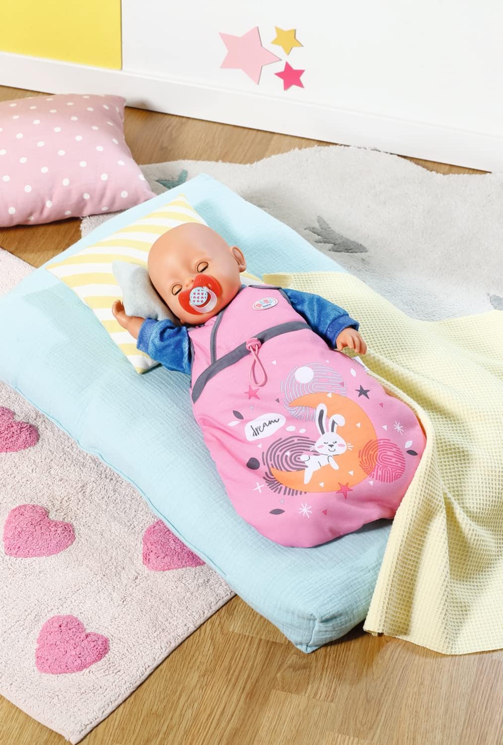 Detalle 2 de BABY born slaapzak voor poppen van 36 en 43 cm met klittenbandsluiting