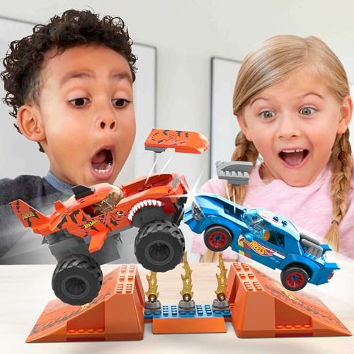 Thumbnail 1 de Mattel HKF88 Mega Construx Hot Wheels Monster Trucks Pista Tiger Shark 🎲