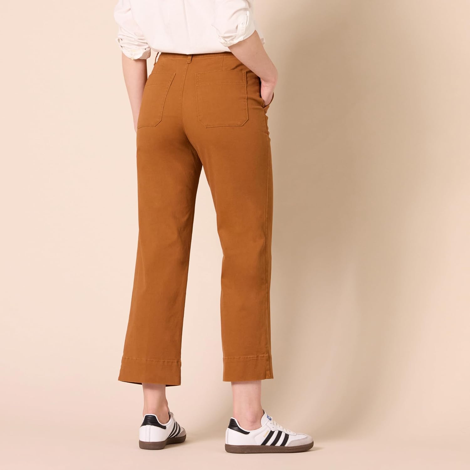 Thumbnail 1 de Amazon Essentials Women's High-Rise Wide Leg Khaki Pant, Stretchy Business Casual