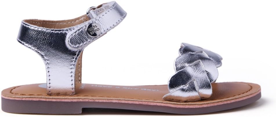 Thumbnail 1 de GIOSEPPO Fille Kinshasa Sangle réglable — sandales cuir métallique tressé, enfant