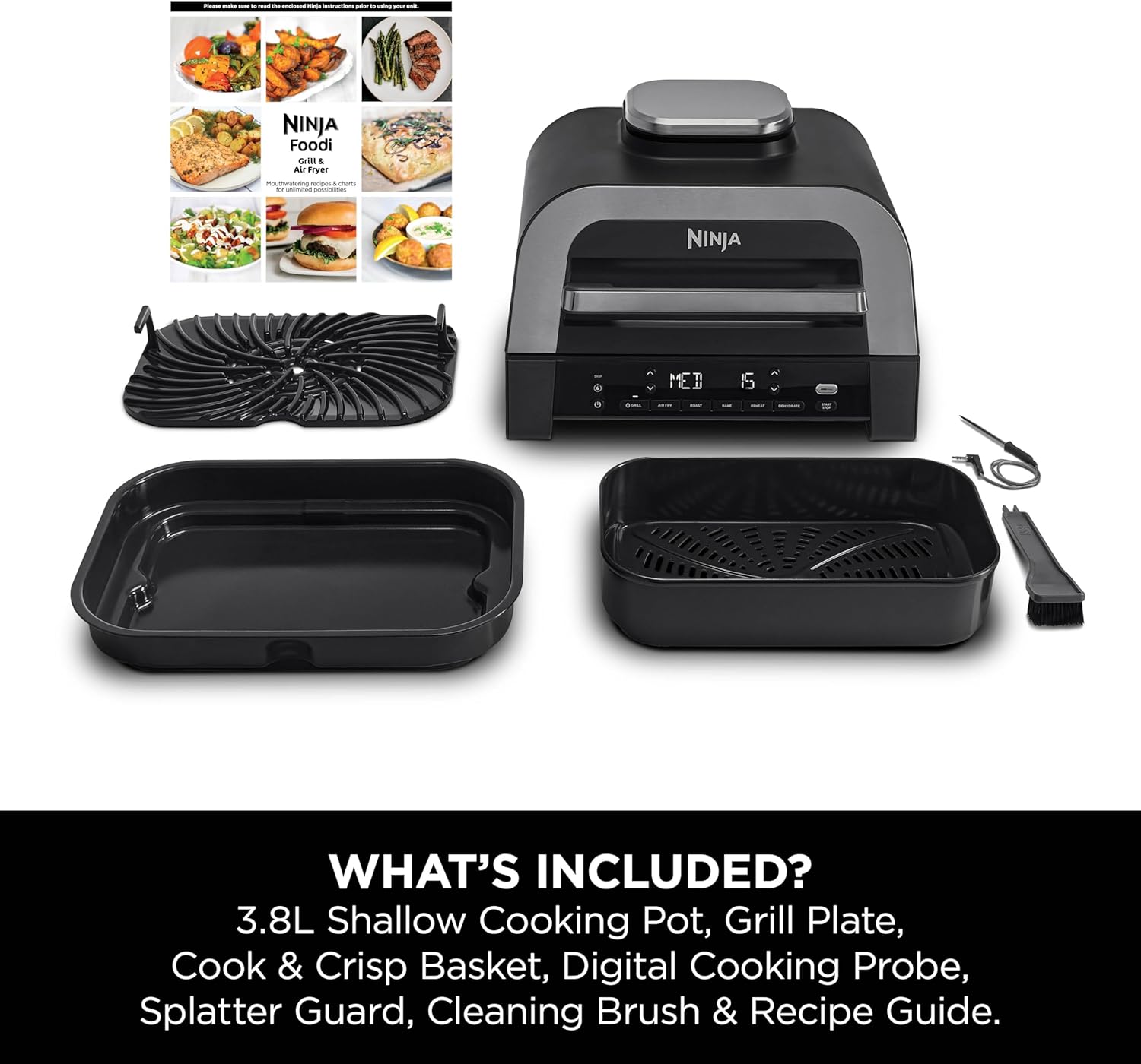 Thumbnail 1 de Ninja 6-in-1 MAX Indoor Grill & Air Fryer DG551UK
