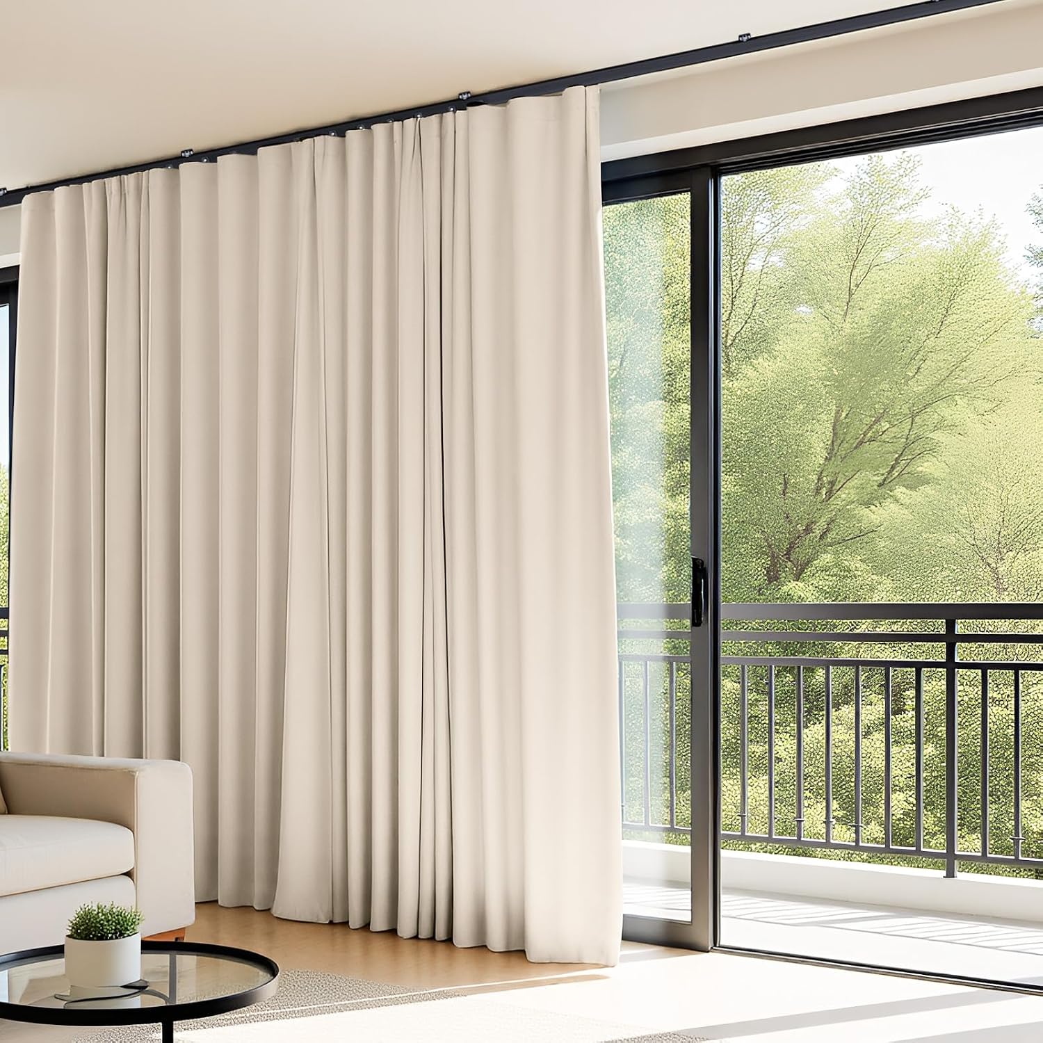 Detalle 2 de Room Divider Curtains W100 x H84 🪟
