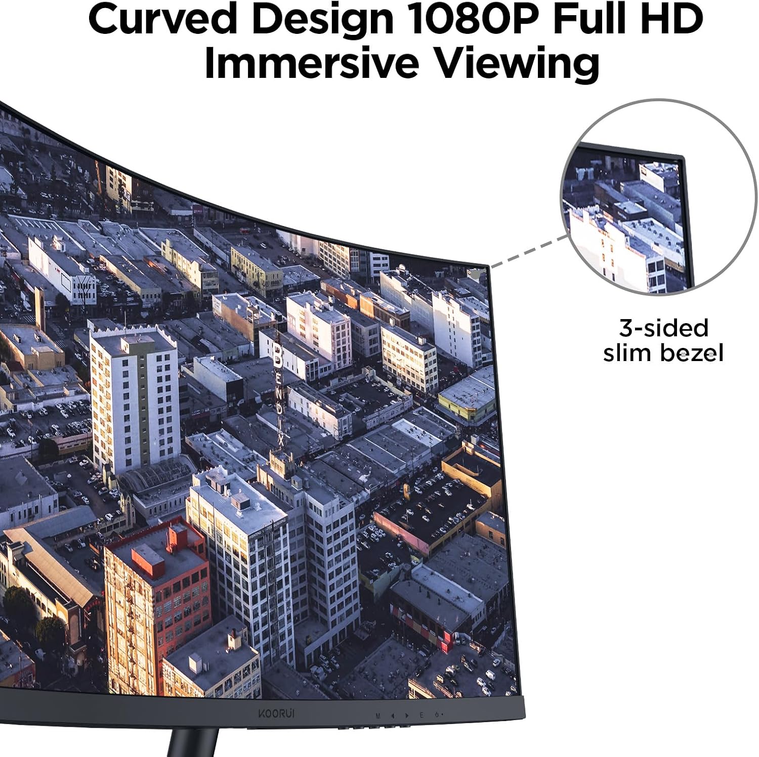 Thumbnail 6 de KOORUI Curved Monitor 24-inch