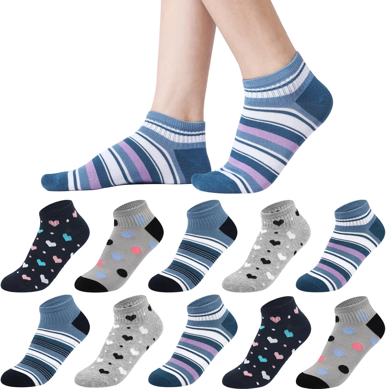 Thumbnail 6 de Blu Ninfee Sneaker Socken Damen 35–38 39–42