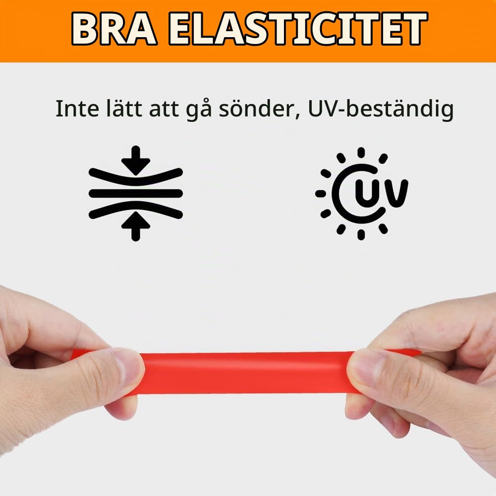 Detalle 1 de OFFCUP isoleringstejp i PVC, röd, 6 rullar à 19 mm x 20 m