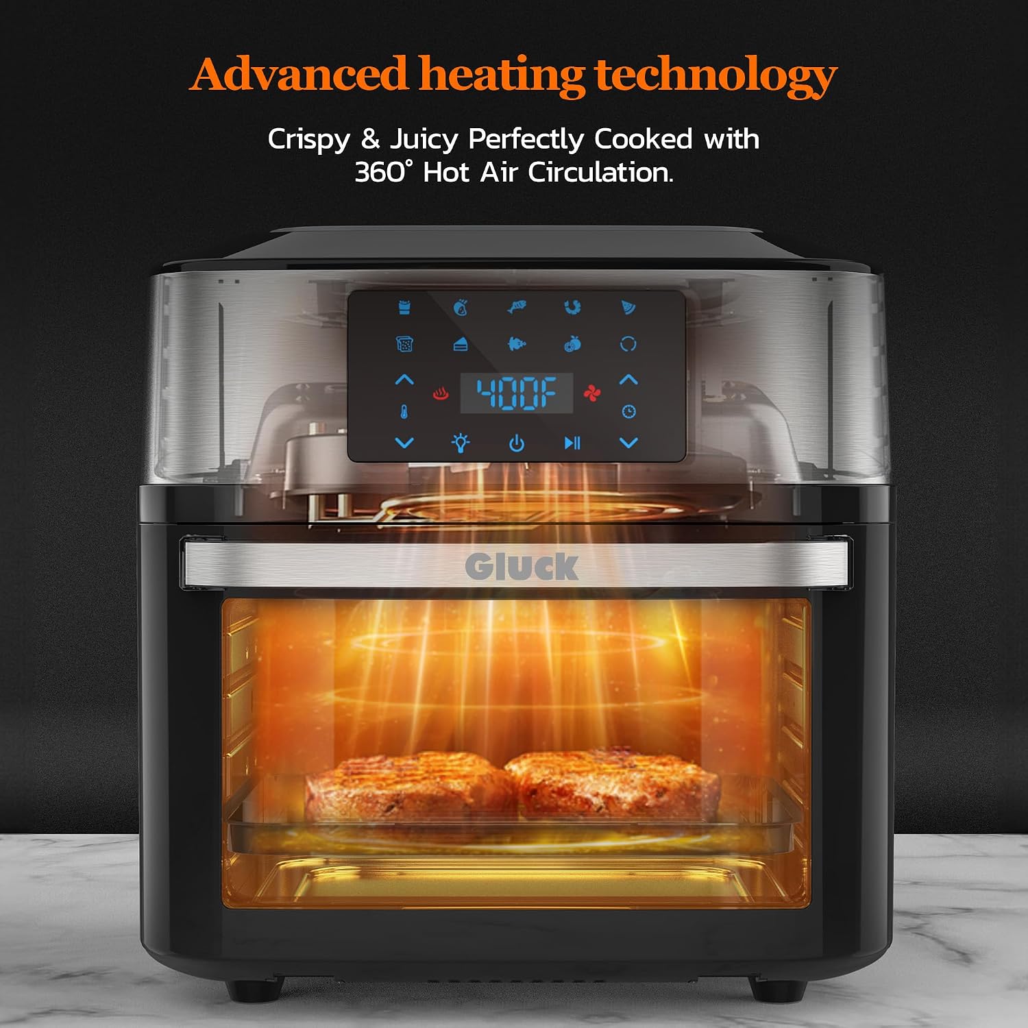 Thumbnail 5 de Gluck Air Fryer Oven 20 QT