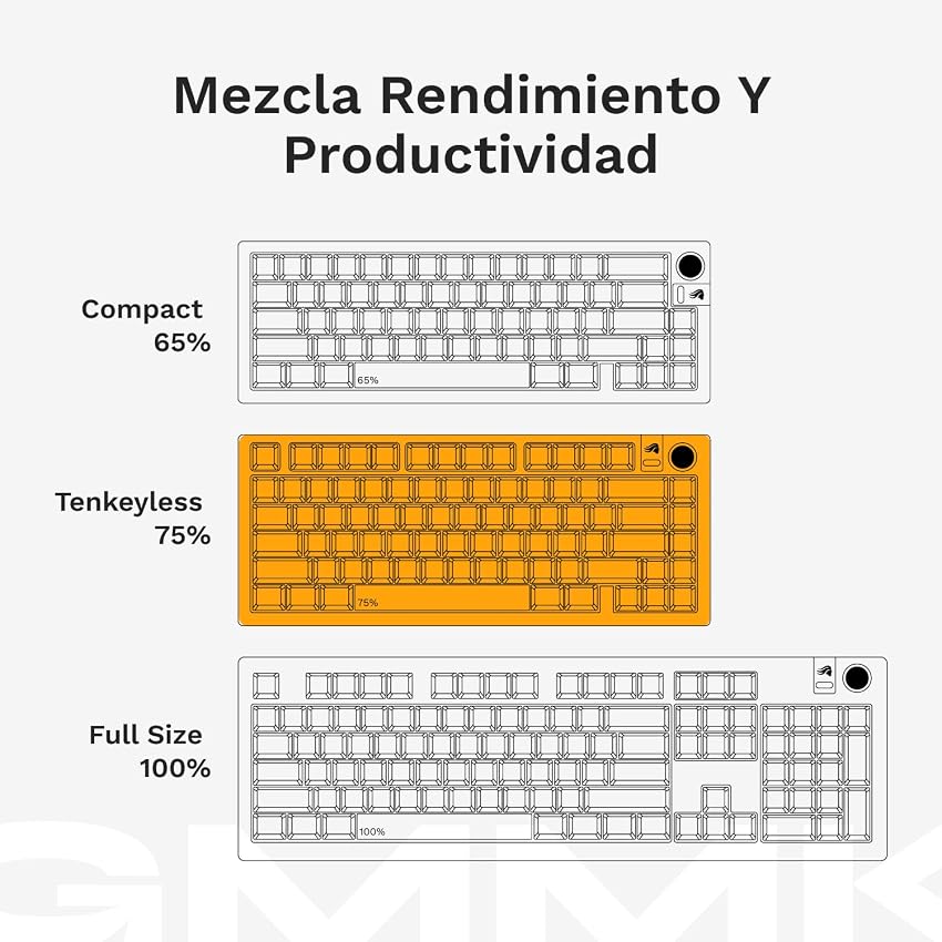Thumbnail 5 de Glorious GMMK 3 Pro teclado mecánico 75% TKL