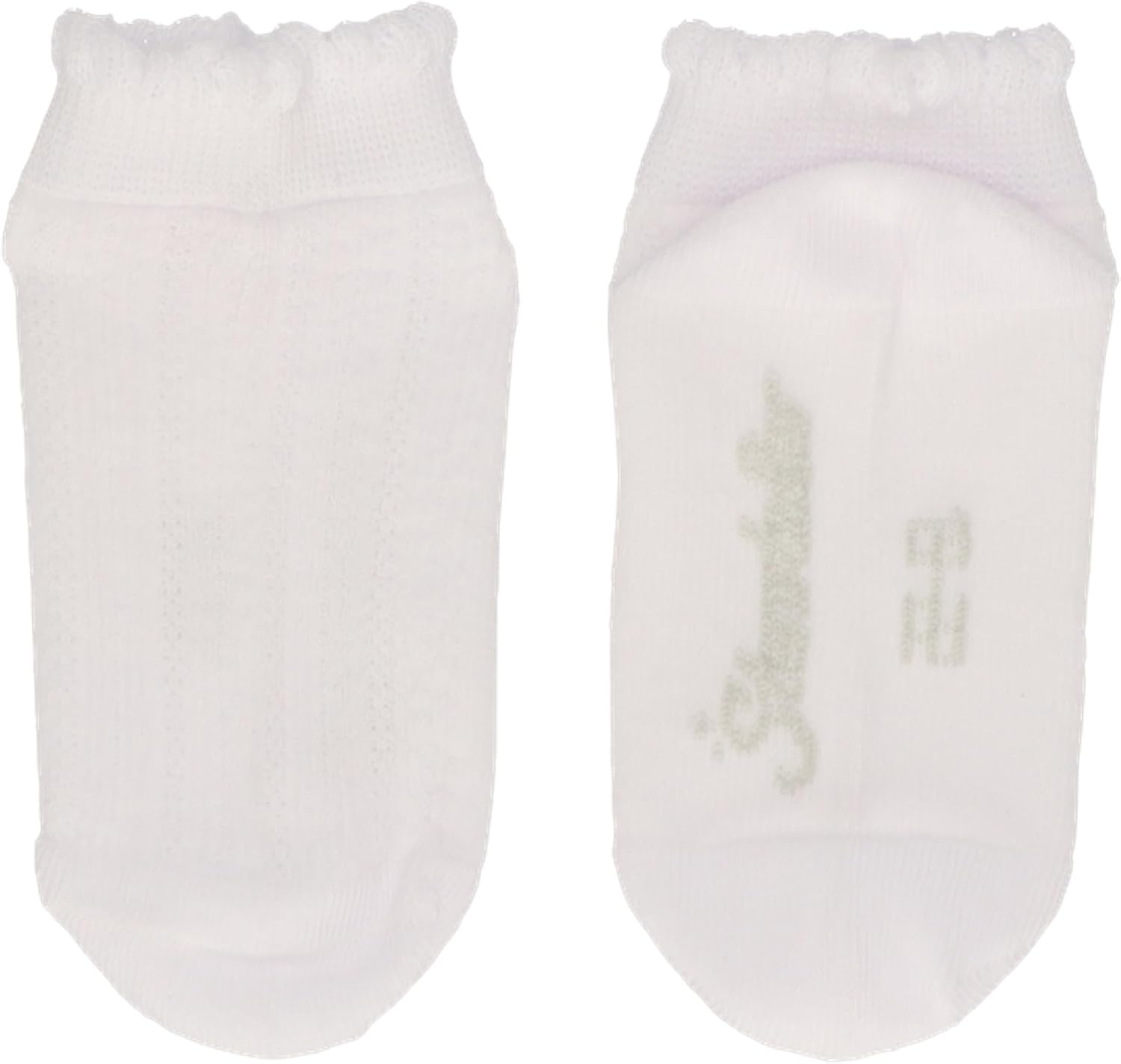 Detalle de Sterntaler Sneaker-Socken 3er-Pack Struktur – Baby Sneaker-Socken mit Rippenmuster für Mädchen