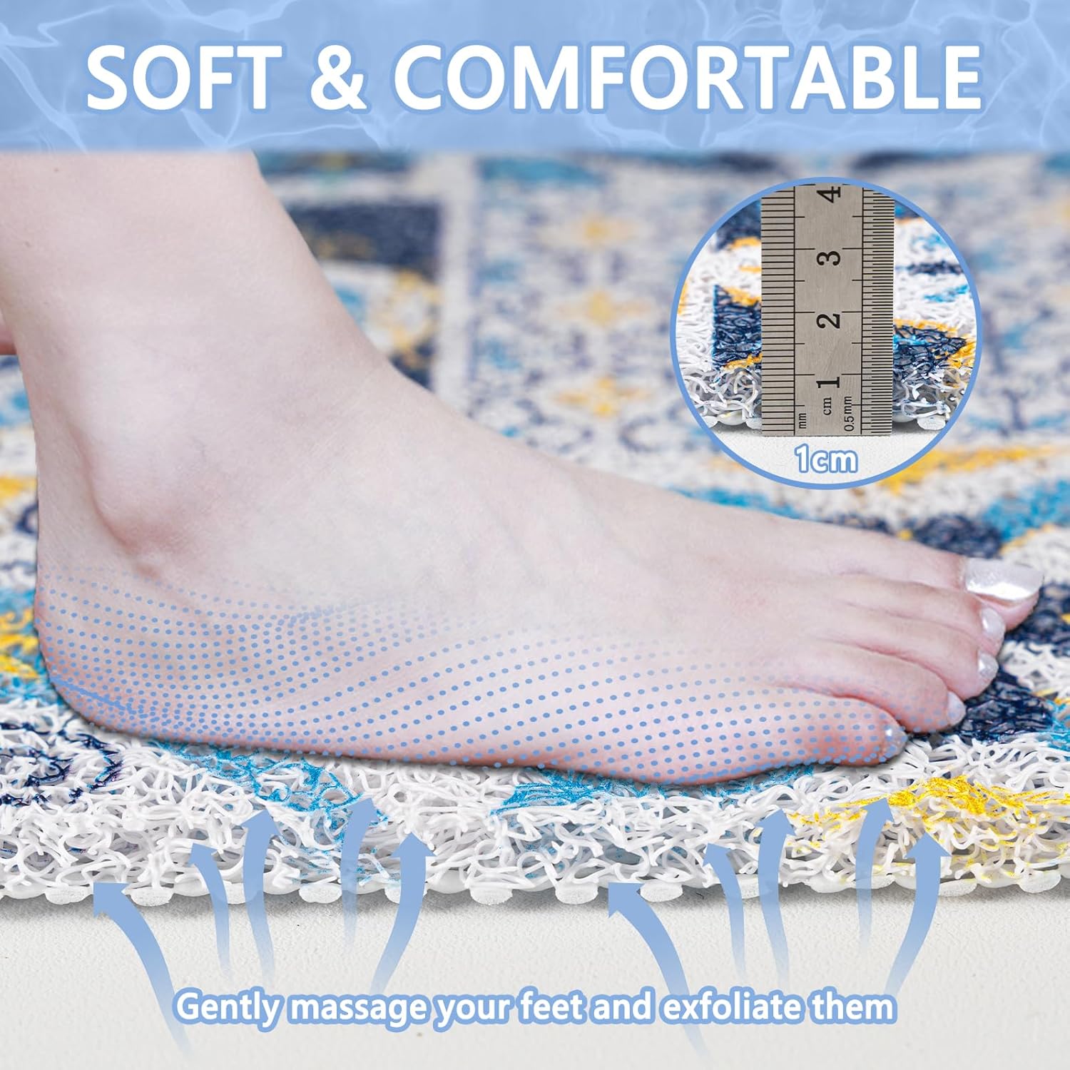 Thumbnail 4 de Capslpad Square Shower Mat 53x53cm