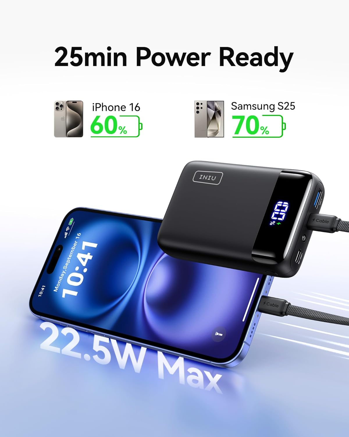 Thumbnail 2 de INIU 20000mAh Power Bank 22.5W