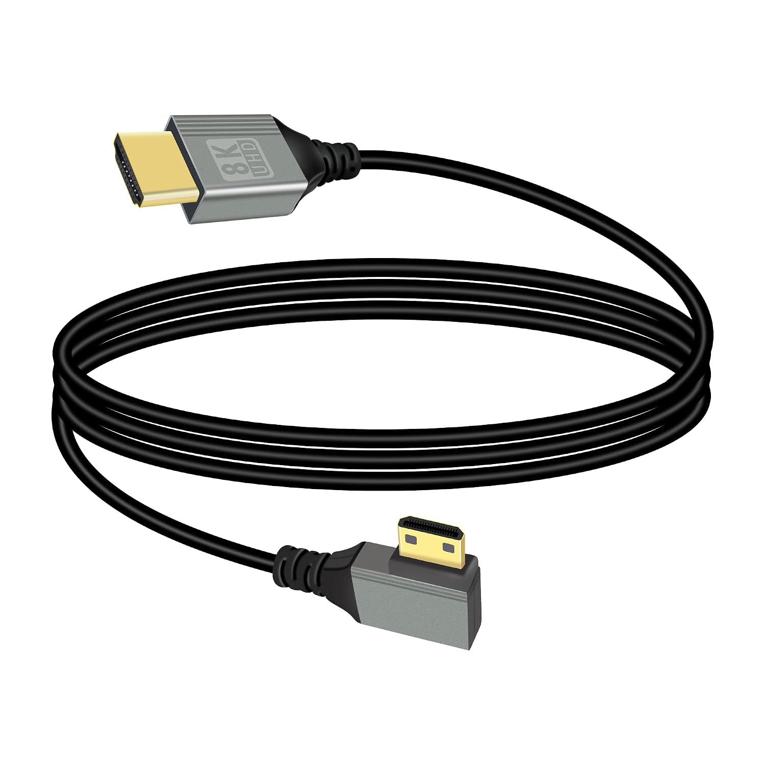 Imagen de RIIEYOCA 8K Mini HDMI 90° Cable en OfertitasTOP