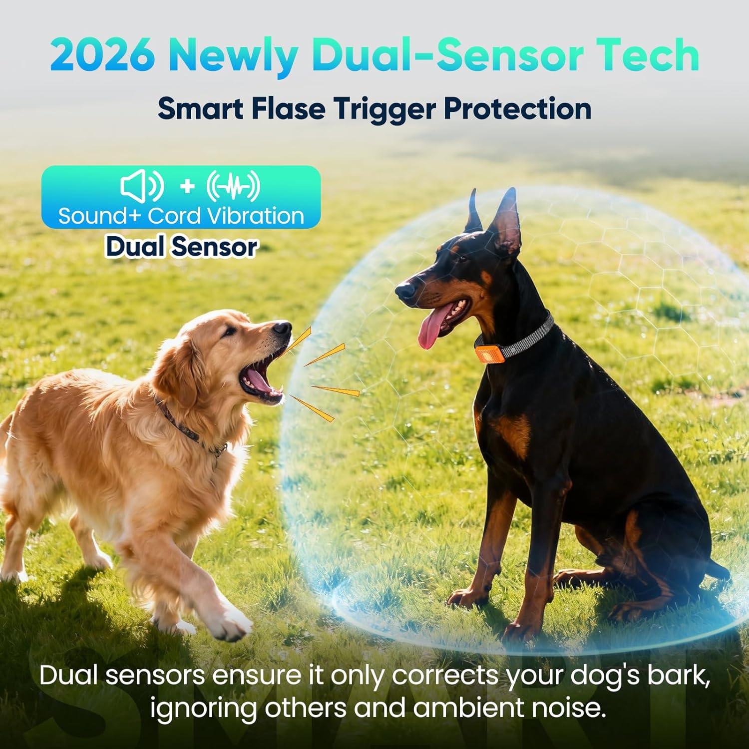 Thumbnail 1 de Aotbuloi Rechargeable Bark Collar with 3 Modes