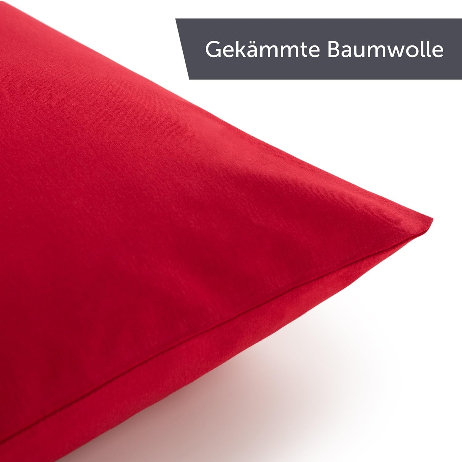 Thumbnail 6 de Blumtal Jersey Kissenbezug 70x90 2er Set