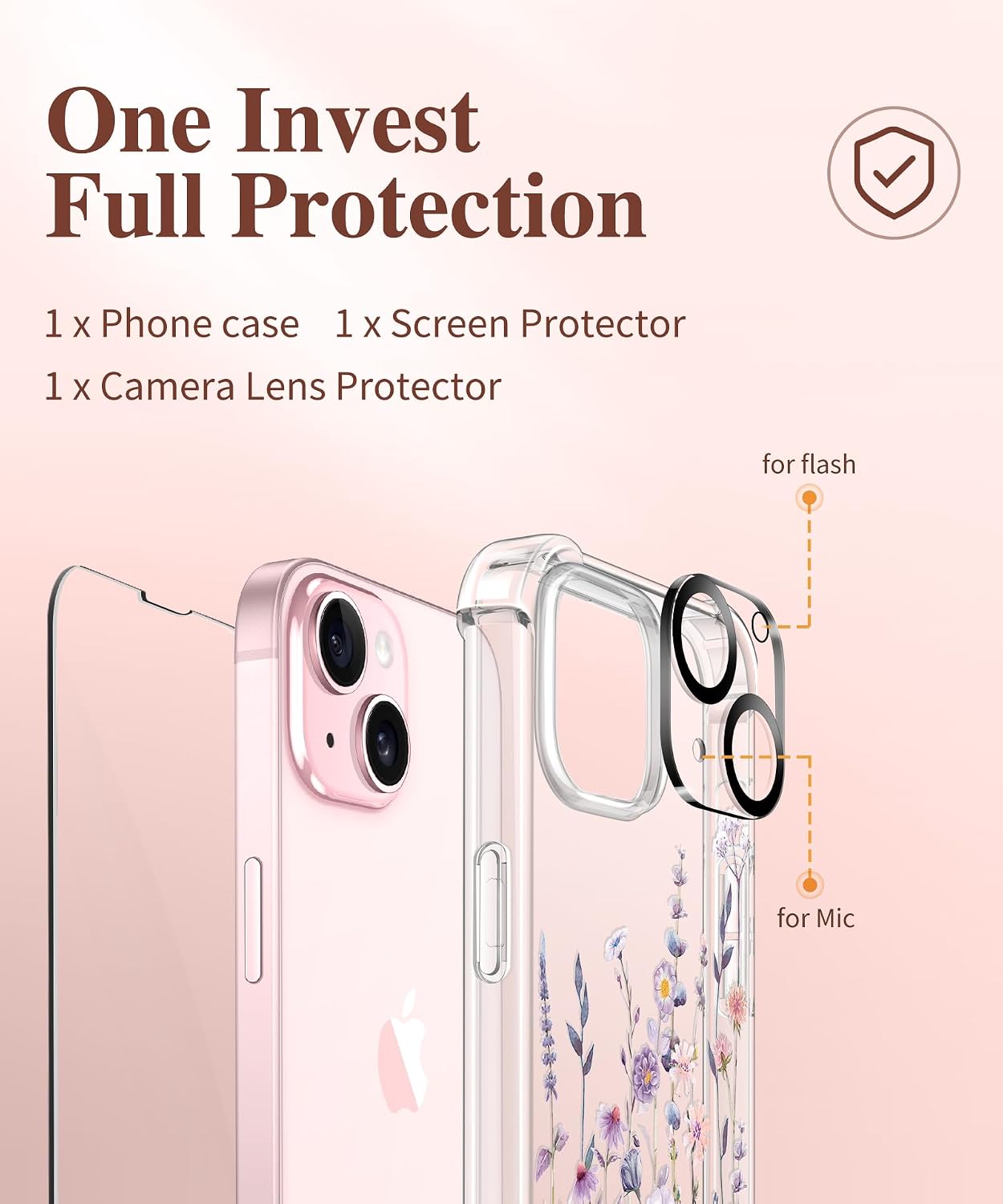 Thumbnail 6 de GVIEWIN iPhone 15 Case 6.1" 2023