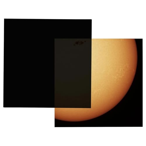Detalle de Absolute Eclipse Filtro Solare DIY 150×150 mm per telescopi, binocoli e fotocamere