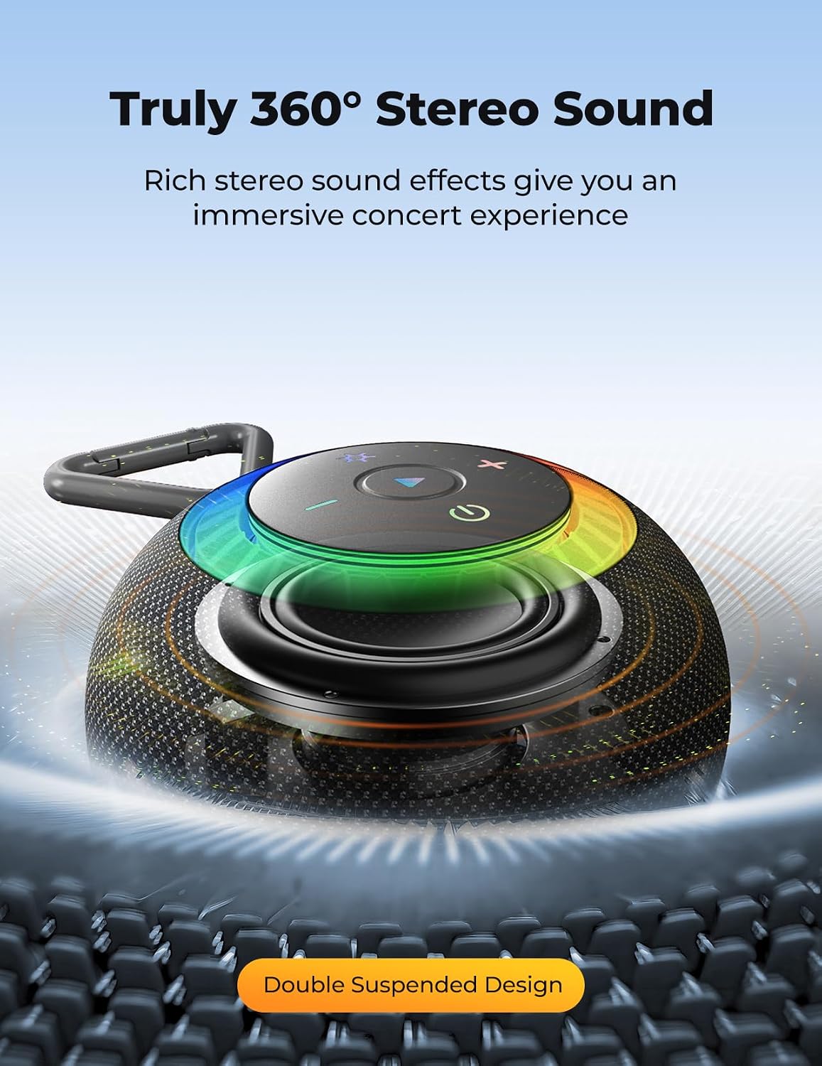 Detalle 2 de UOHHBOE Cassa Bluetooth Doccia Portatile 20W