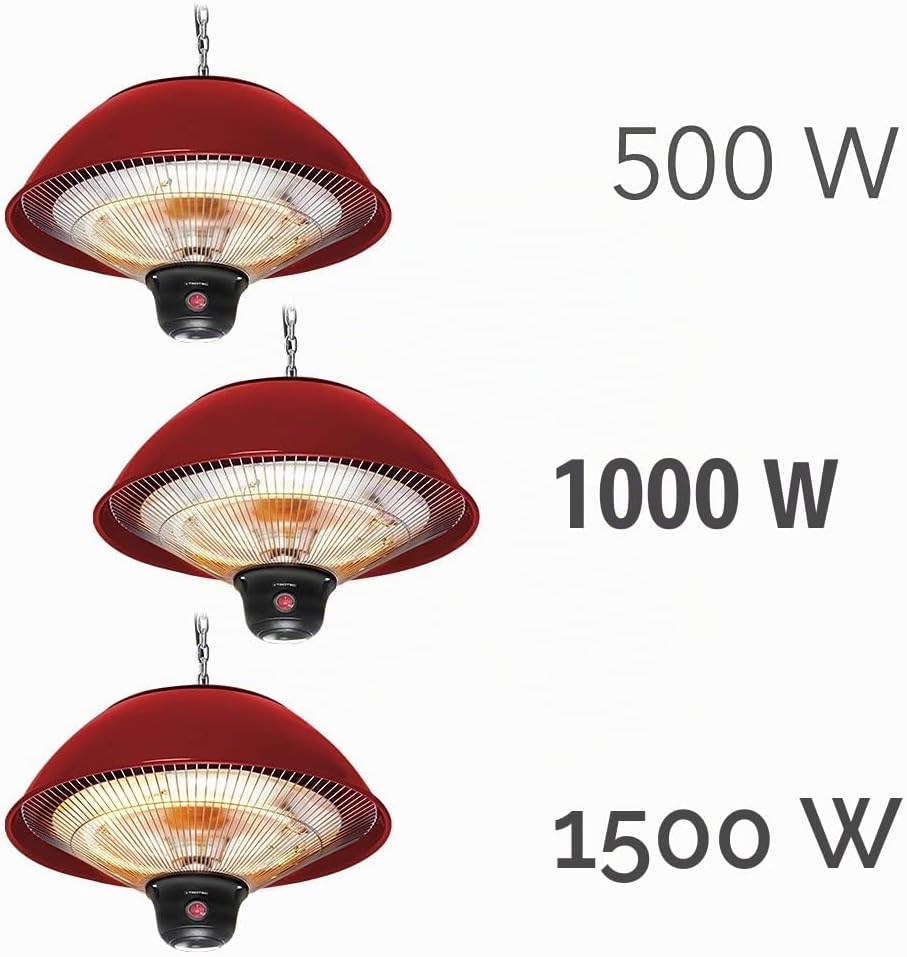 Thumbnail 4 de TROTEC IR 1510 SC – promiennik podczerwieni 500/1000/1500 W z pilotem