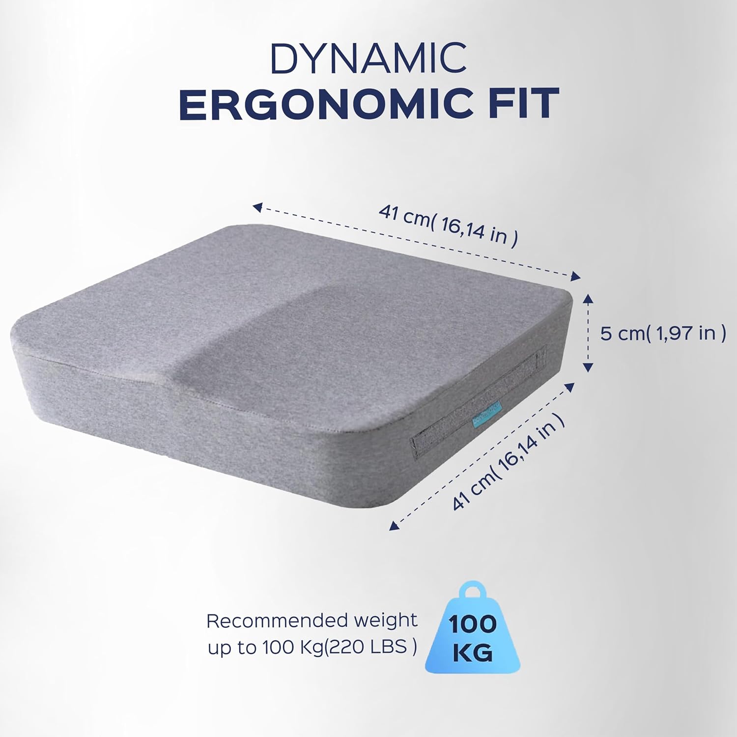 Detalle de Bonmedico Cuscino Antidecubito Memory Foam – Supporto Ortopedico 3-in-1 per casa, ufficio e auto