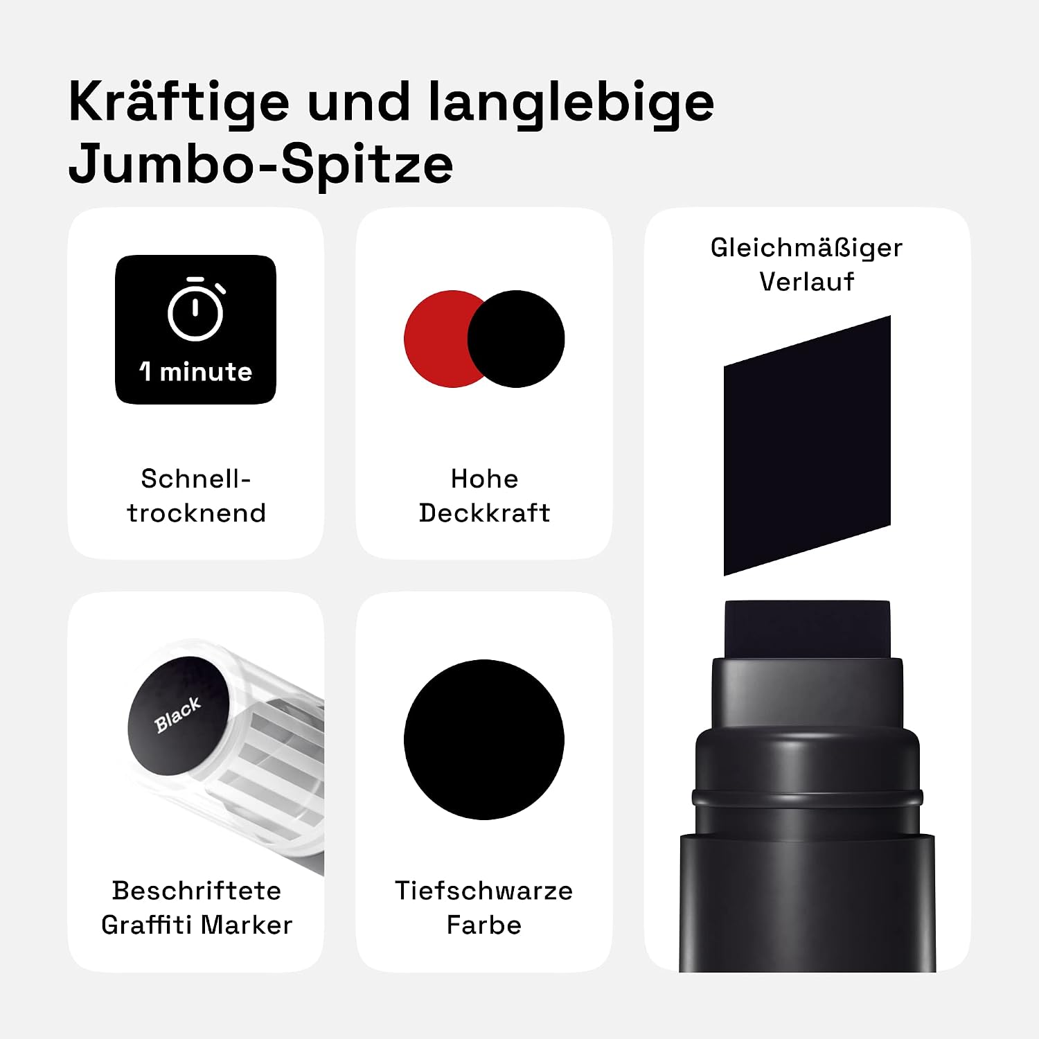 Detalle de Artistro Zeichenstifte 5er Set Jumbo 🎨