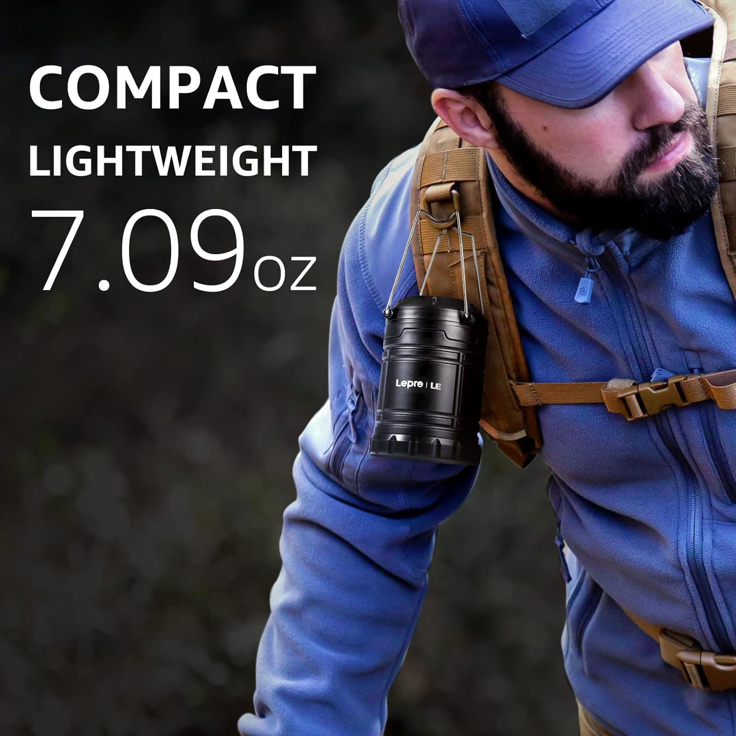 Detalle 2 de Lepro Collapsible Camping Lanterns pack of 4 🔦