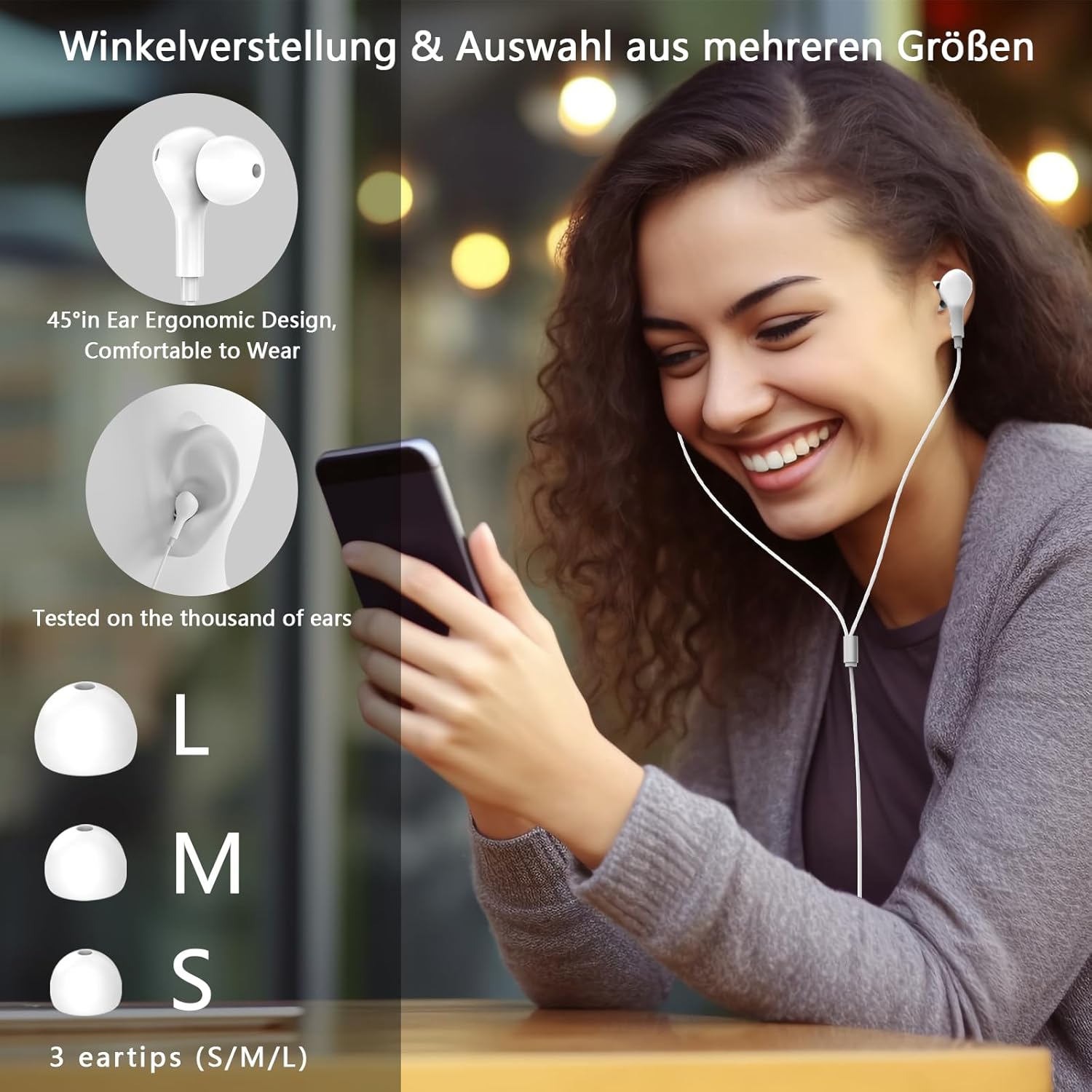Thumbnail 4 de USB C Kopfhörer kabelgebunden für iPhone