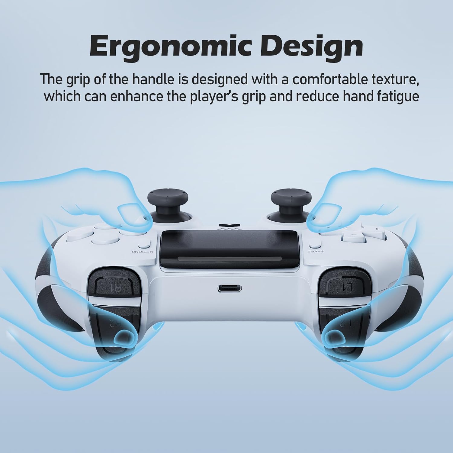 Detalle de CHEREEKI PS4 Controller mit 8 Metern Reichweite