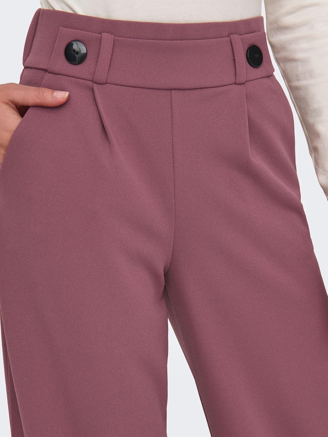 Thumbnail 6 de JDY GEGGO Marlene-Weitling Damenhose mit Schlupfbund und Flare-Schnitt