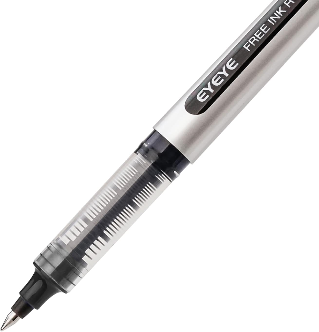 Thumbnail 4 de EYEYE Black Rollerball Pens 12 Pack – 0.7mm Medium Point, Quick-Dry Liquid Ink for Smooth Writing