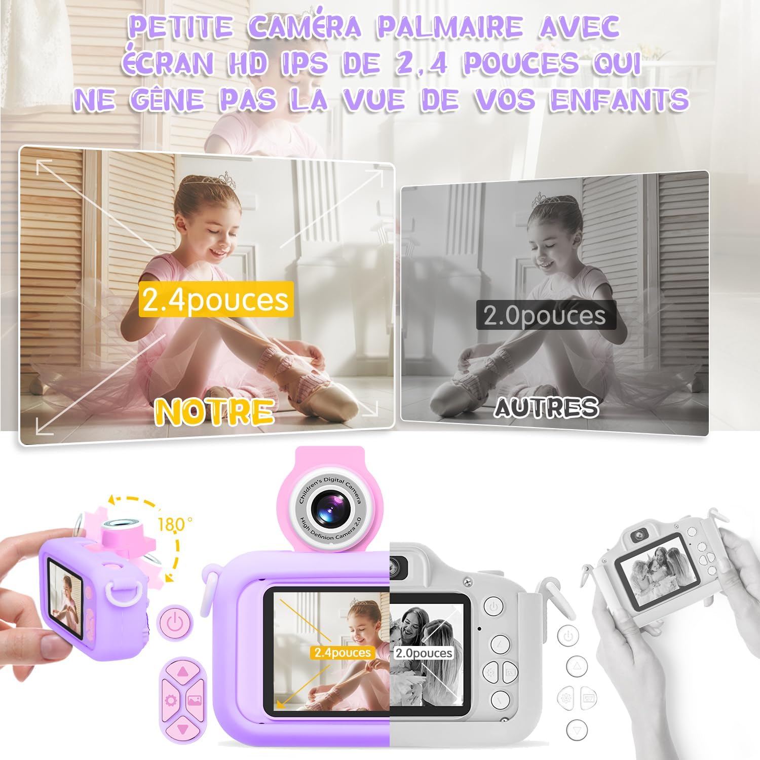 Detalle de ARNSSIEN X101 Appareil photo enfant 32 Go