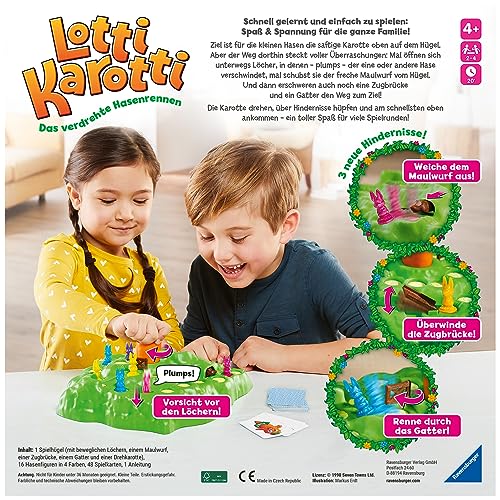 Detalle de Ravensburger Spiele-Klassiker Lotti Karotti – Kinderspiel ab 4 Jahre