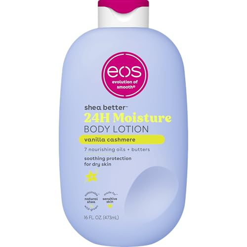 Detalle de EOS Vanilla Cashmere Shea Better Body Lotion — 24-Hour Lightweight Moisture (16 fl oz)