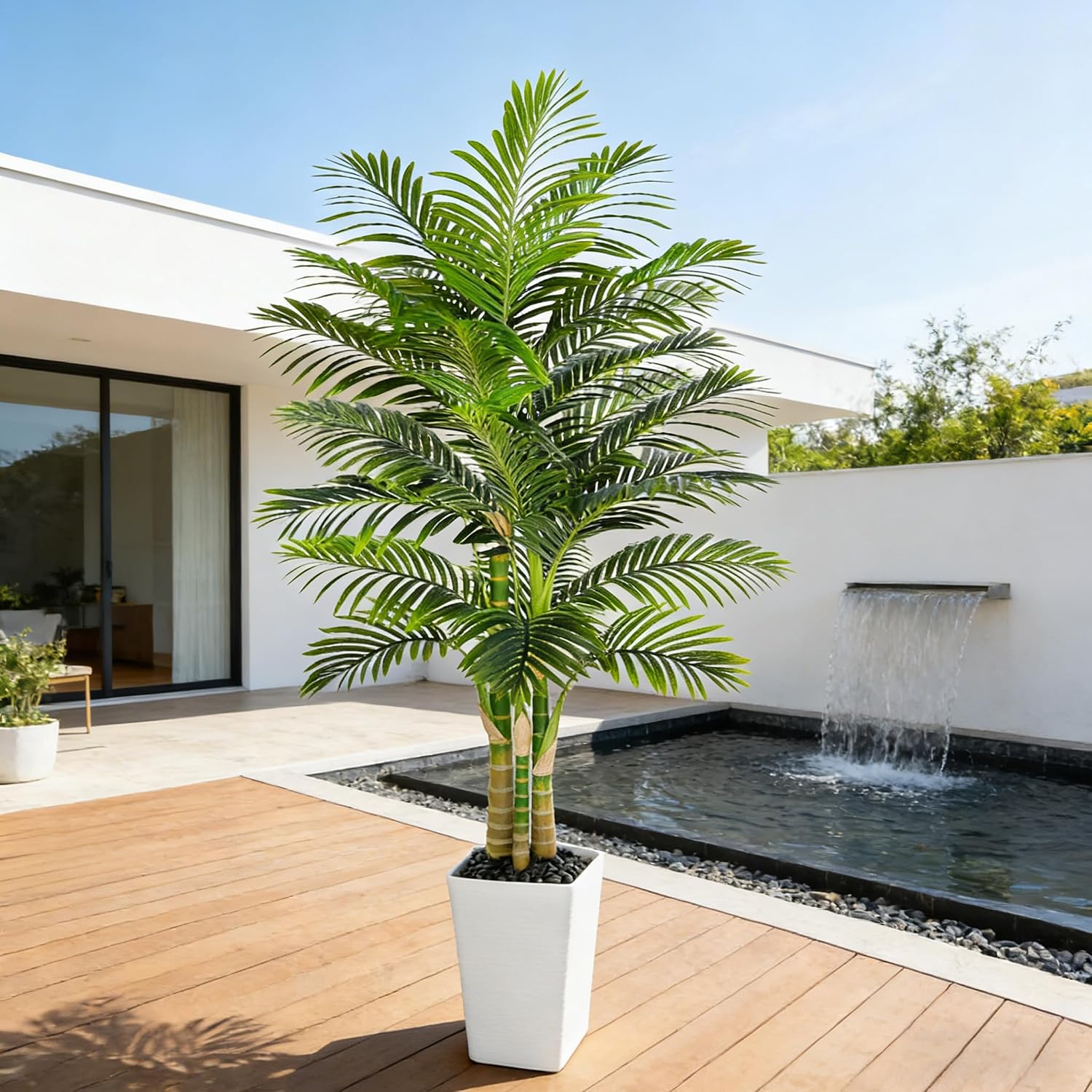 Detalle de TXABL Golden Cane artificial palm tree 6ft