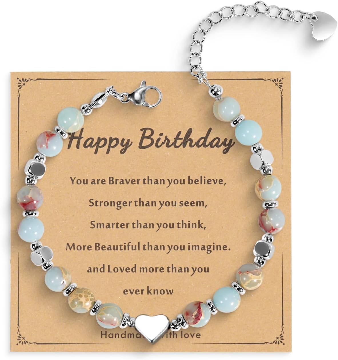 Detalle de Freeunfet Beaded Bracelet in Shoushan Stone